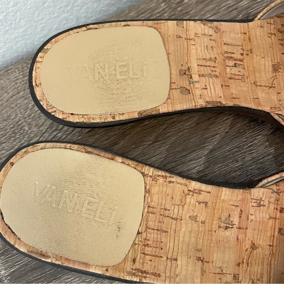 VANELi Cork Flower Wedge Sandals, Size 6.5N - Picture 4 of 6